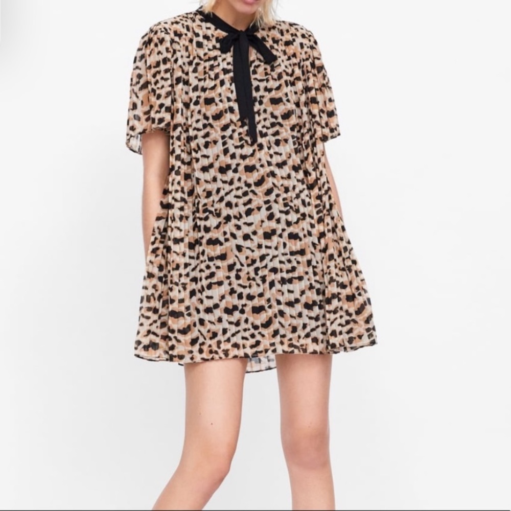 Zara Leopard Print Shift Dress